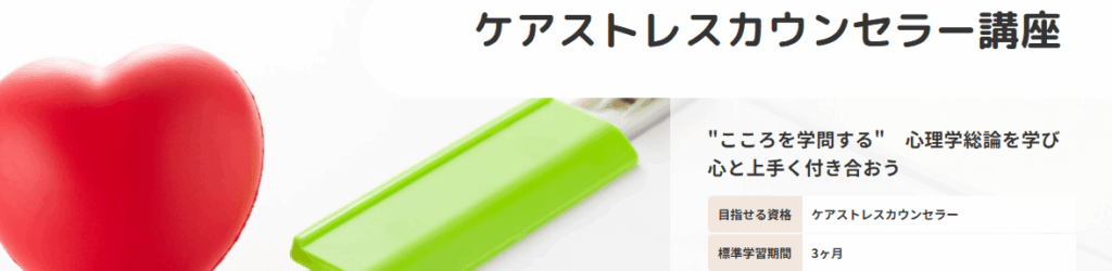 ケアストレスカウンセラー