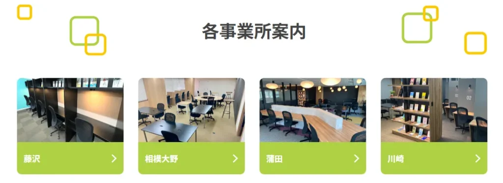 エンラボカレッジの自立訓練（生活訓練）の事業所一覧